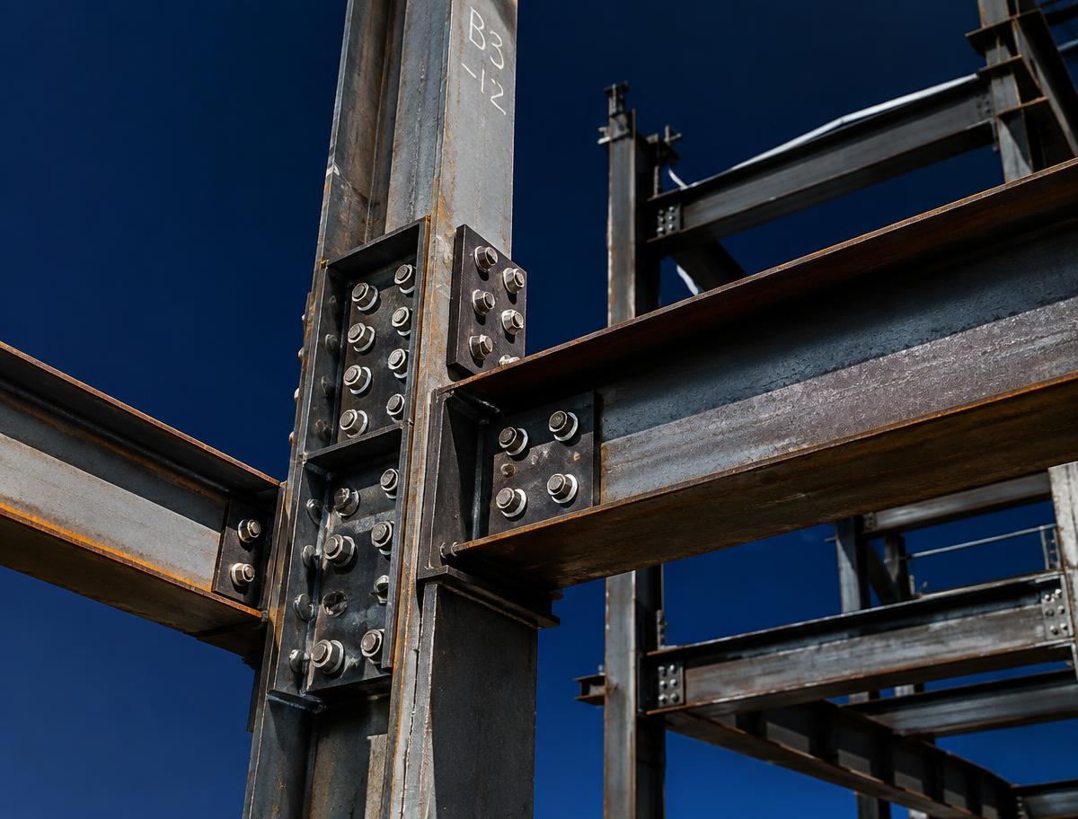 Bolted high-strength steel beam-to-column connections